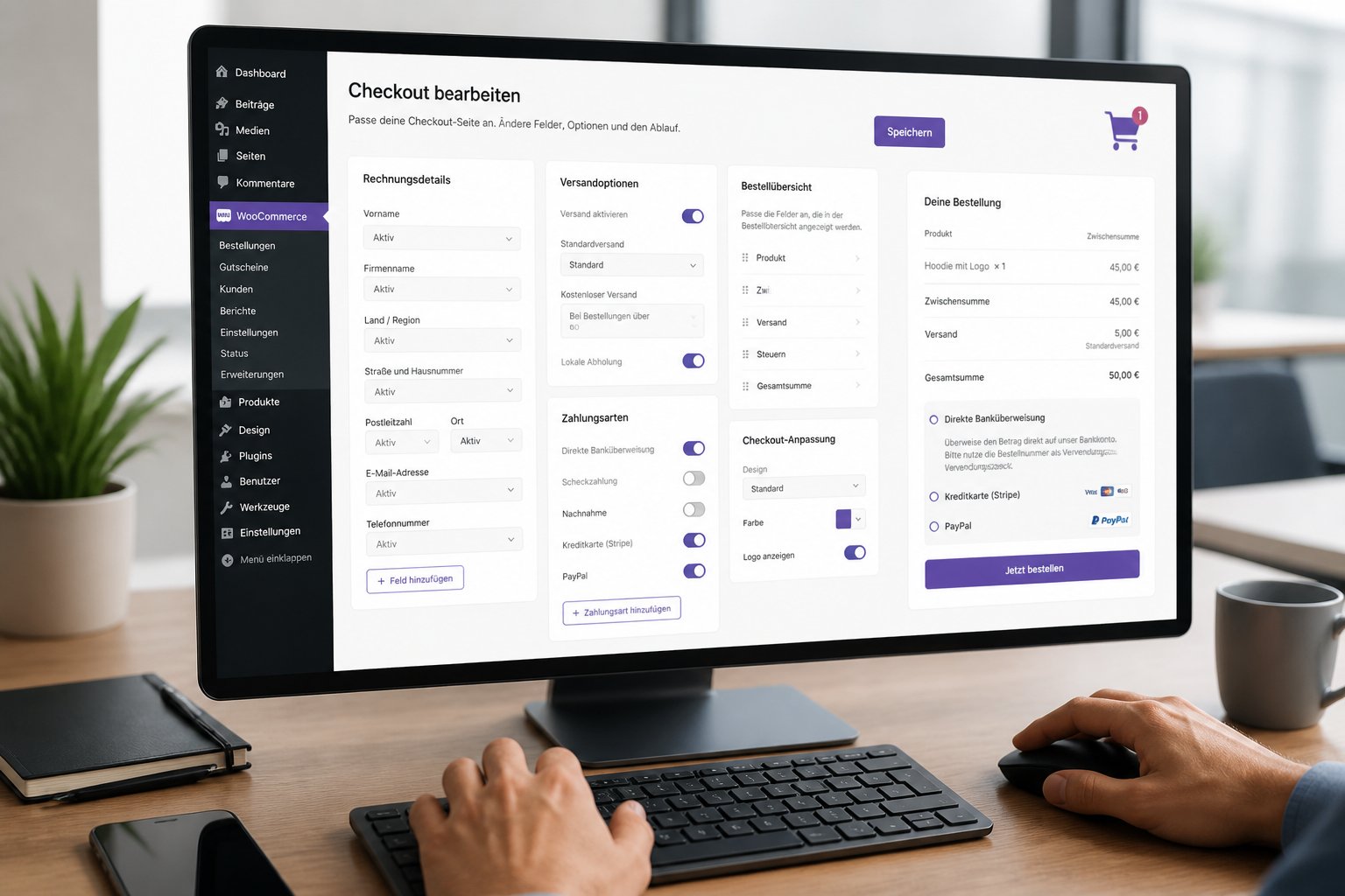 WooCommerce Checkout bearbeiten 1 WooCommerce Checkout bearbeiten