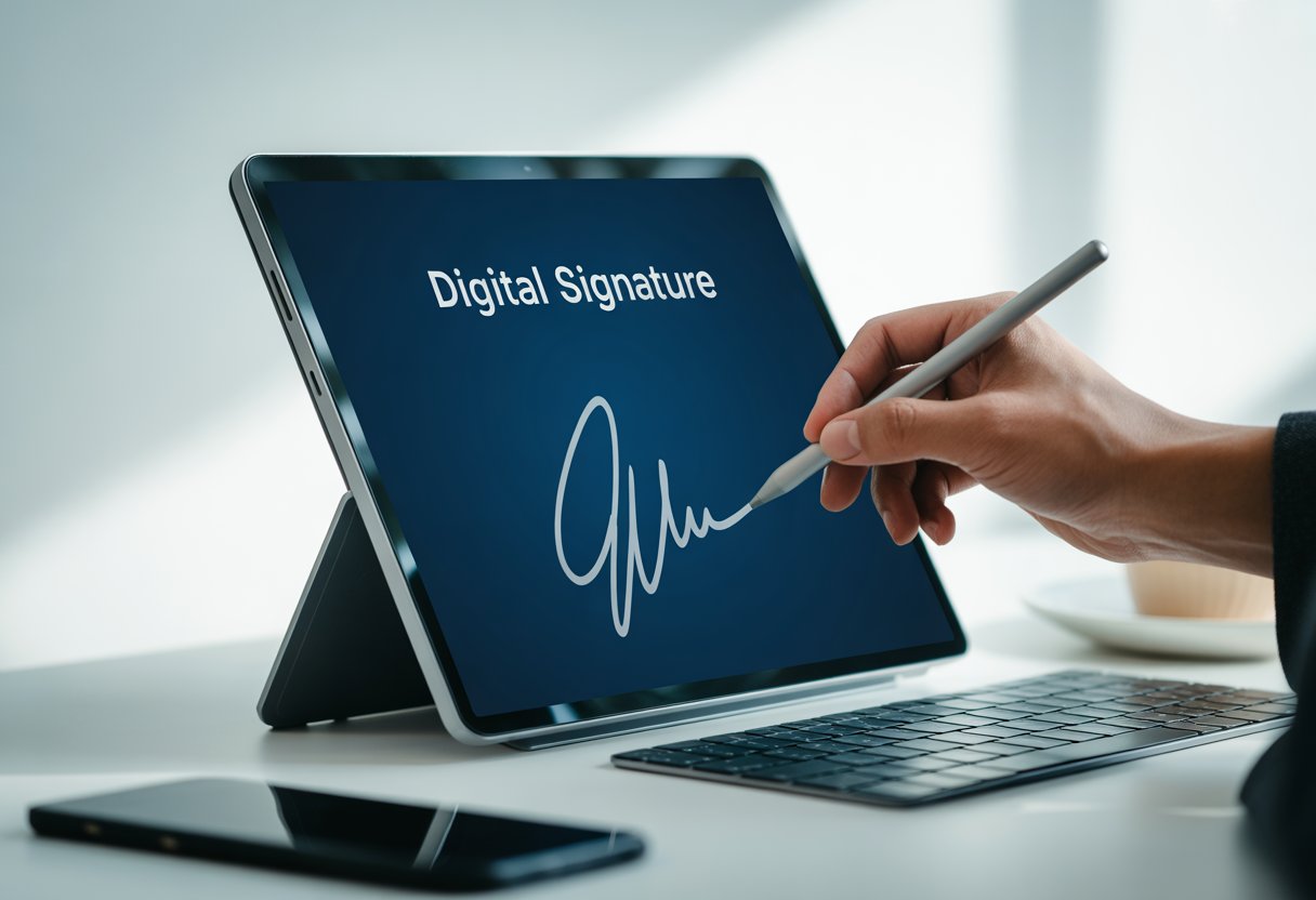 Digitale Unterschrift erstellen