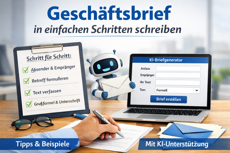 Geschäftsbrief in einfachen Schritten schreiben