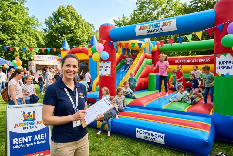 Mit Hüpfburgen Geld verdienen