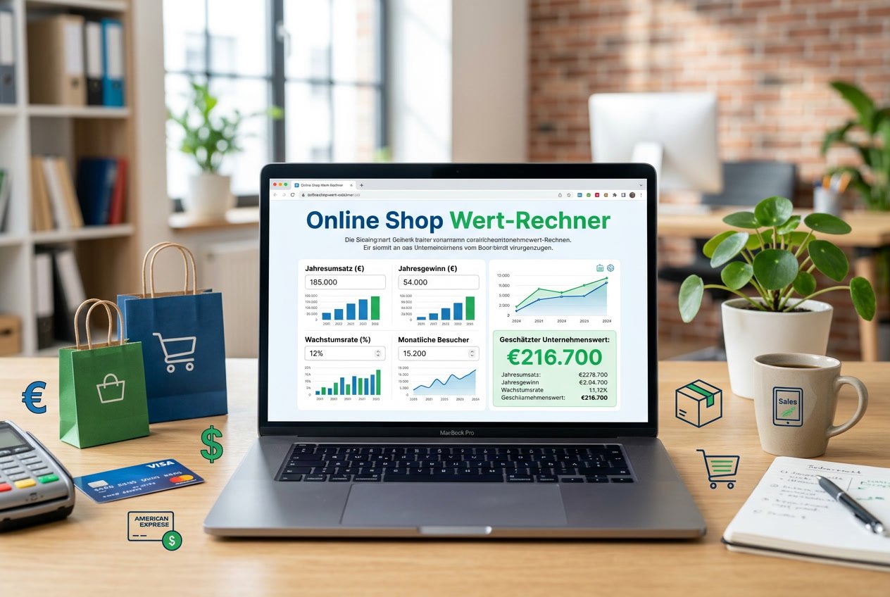 Online Shop Wert-Rechner