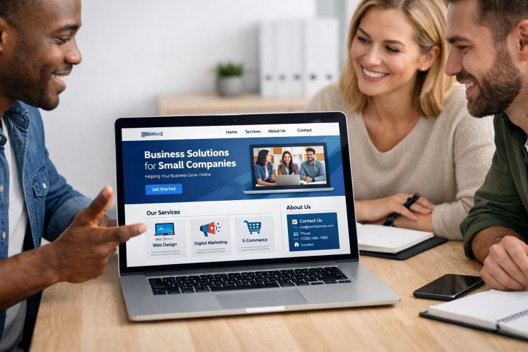 Neue Website für kleine Unternehmen Website für kleine Unternehmen